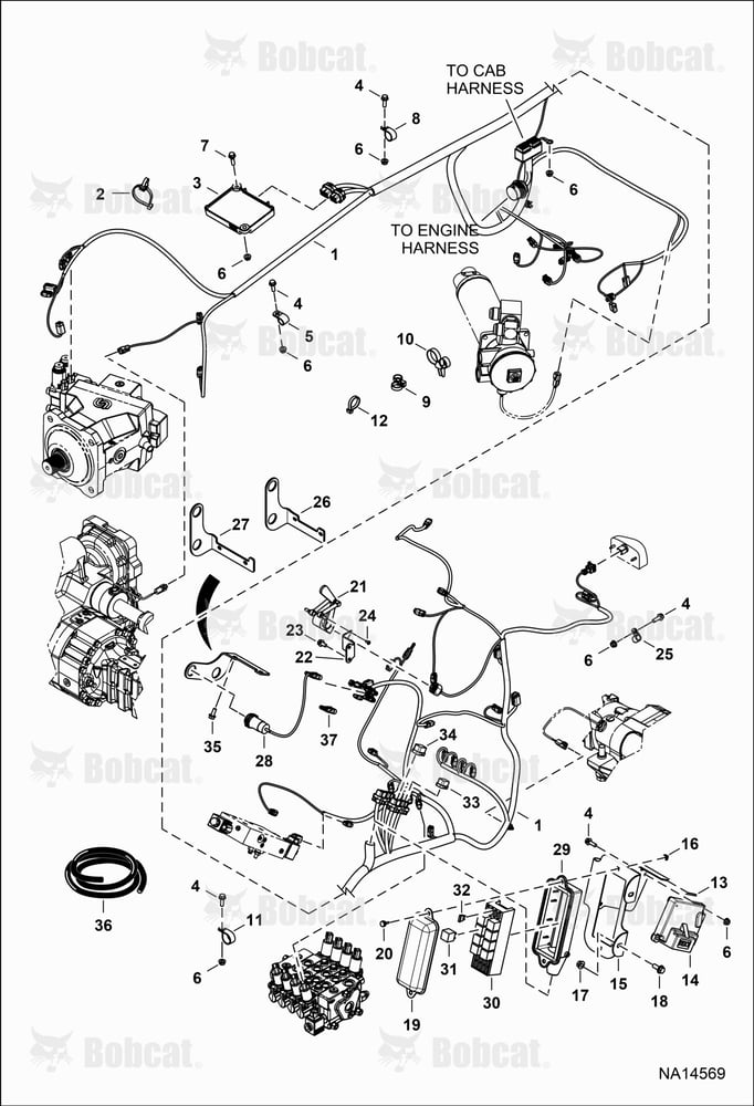 Frame Electrical Circuitry  B3YH11001 - B3YH13246