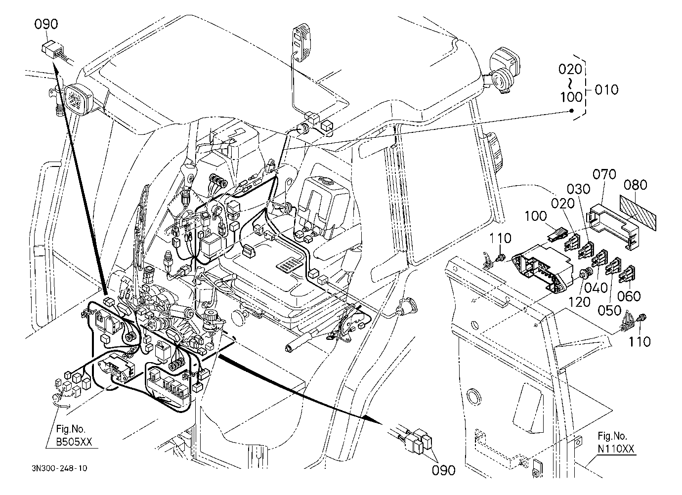 Electrical Wiring (Main) [Previous Cab Type]