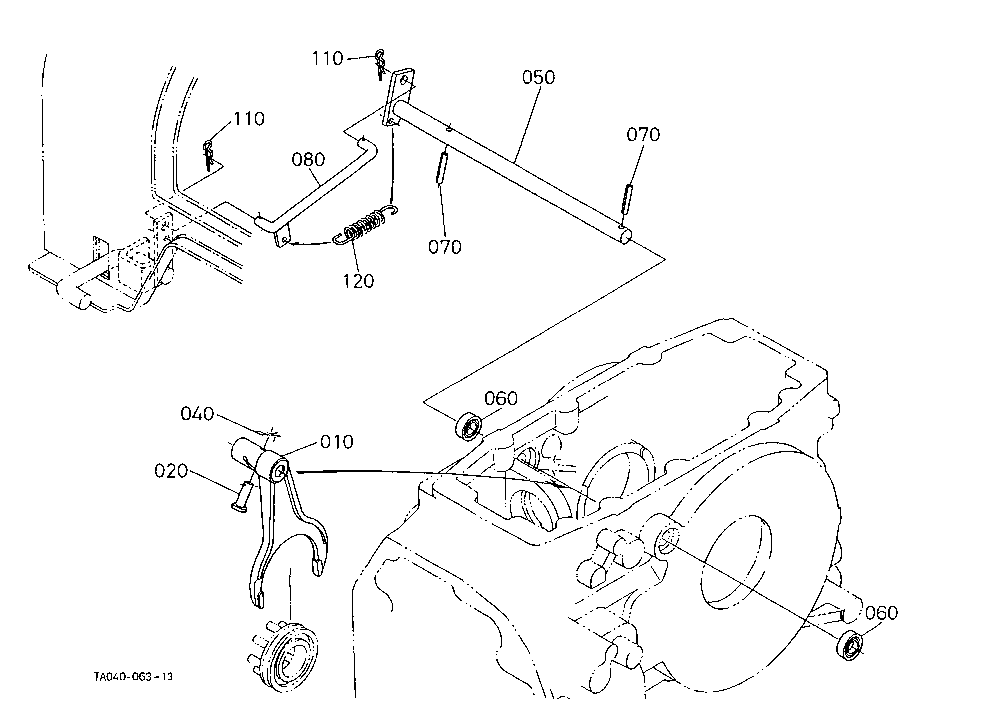 Differential Lock Shift Fork [Except Hst Type]