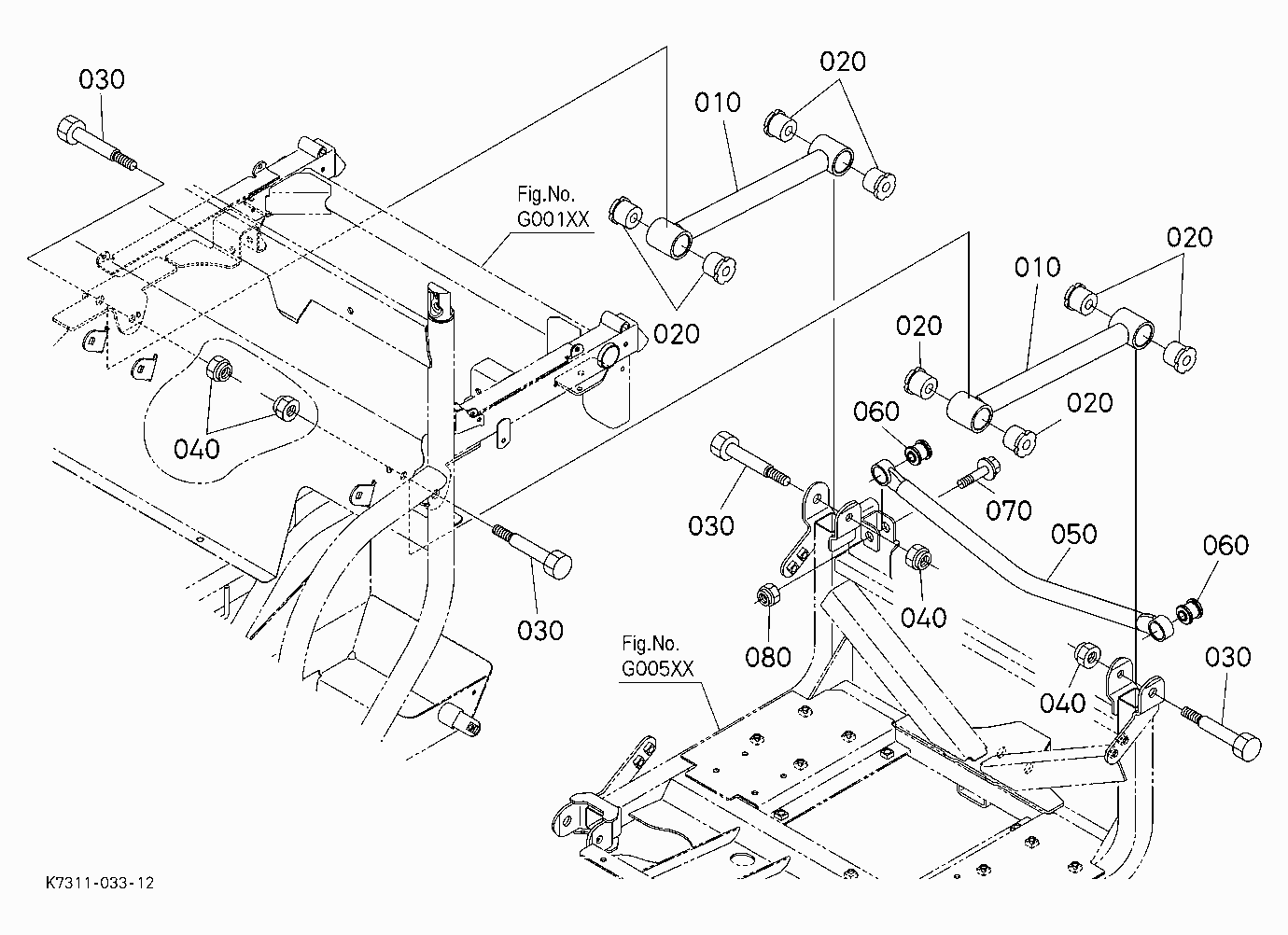REAR SUSPENSION 1 (UPPER)