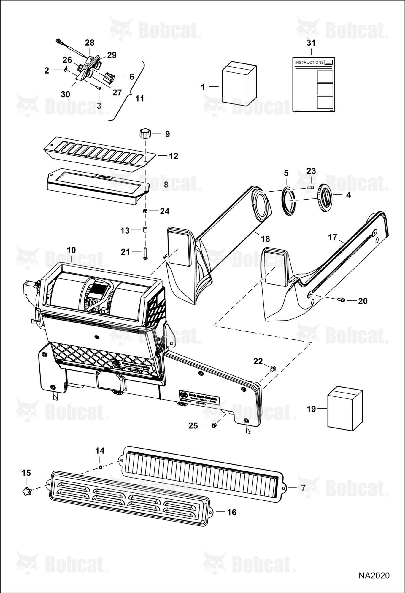 Heater (Heater Kit) (Plastic Housing)