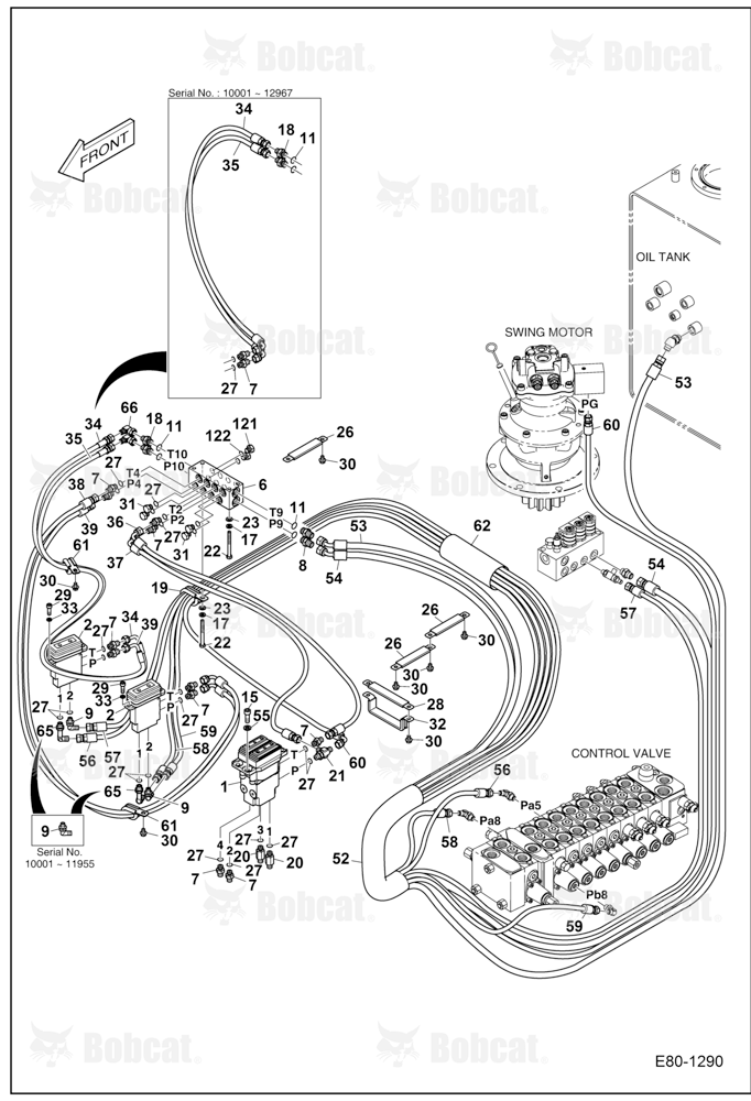 Hydraulic Pilot Circuitry (Travel & Pedal Valves)