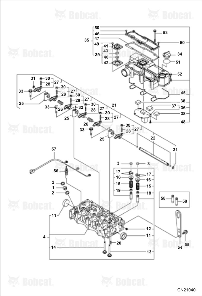 Cylinder Head & Bonnet