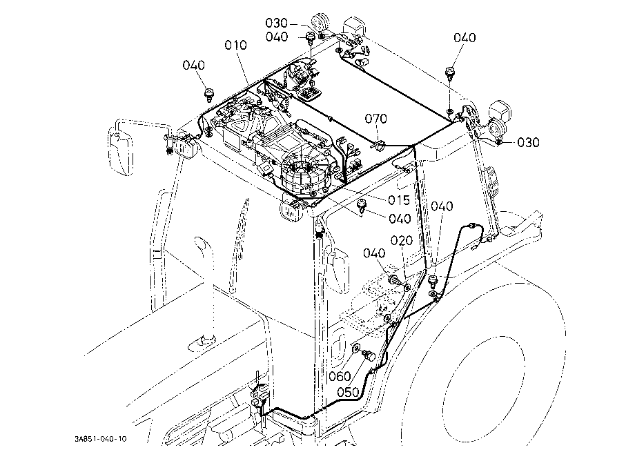 Electrical Wiring (Cab) [A] [New Type]