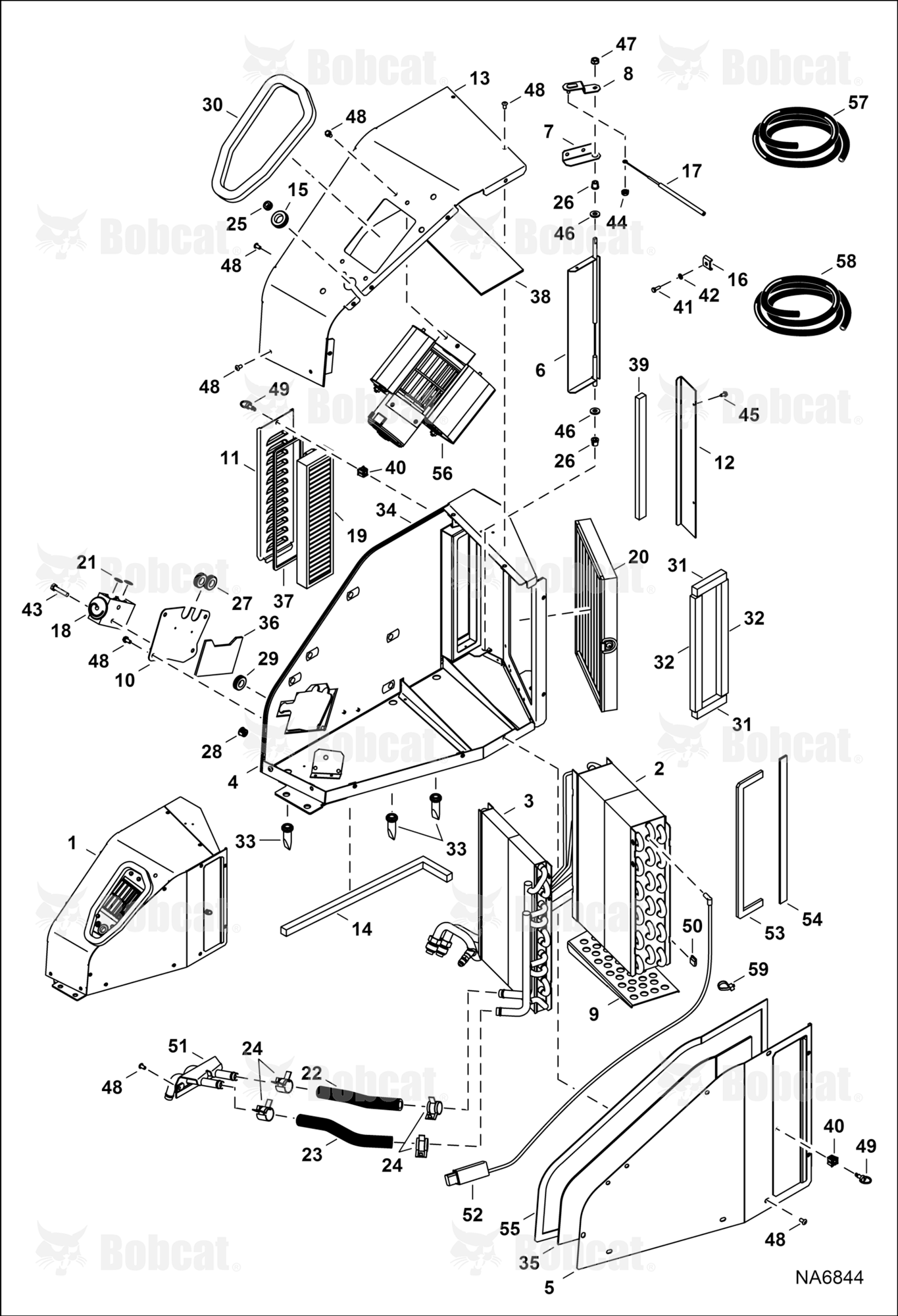 Heater & A/C (HVAC Assembly)  A94H15758 - A94H16999, AC2N14115 - AC2N14999