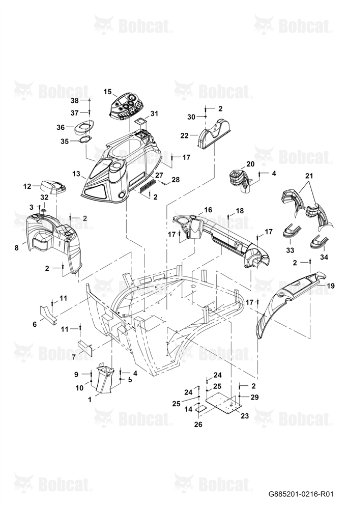 Cabin Interior Polyester and Its Connections  B45211000 - B45211051