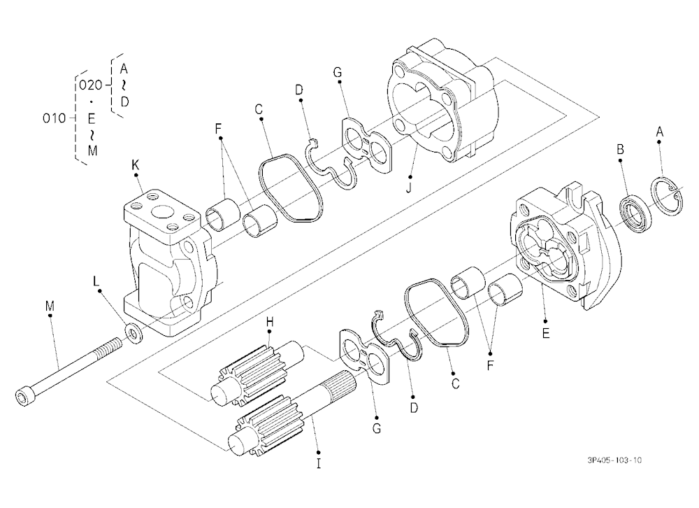 Hydraulic Pump (Ps) [Component Parts]