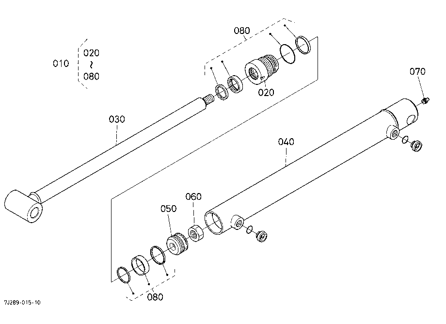 Cylinder (Bucket) [Component Parts]