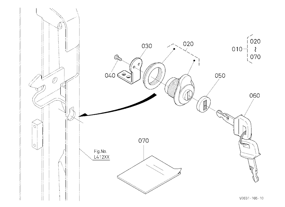 Kit Bonnet Lock [Option]