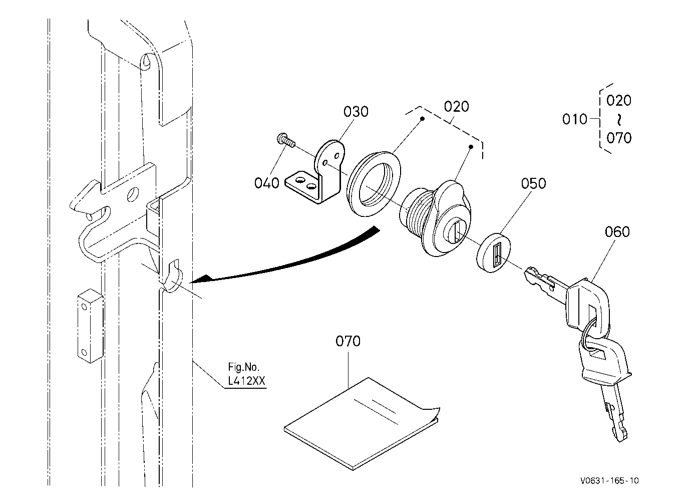 Kit Bonnet Lock [Option]