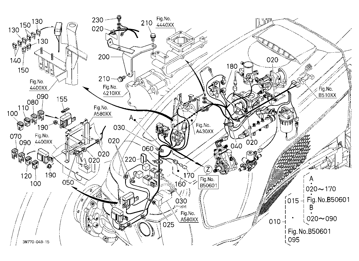 Electrical Wiring (Engine Rh)