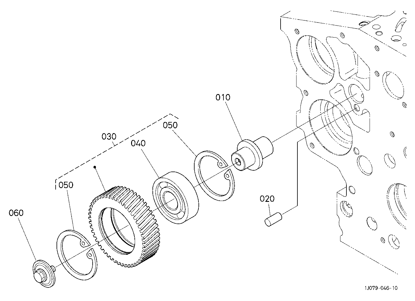 Idle Shaft Of Supply Pump