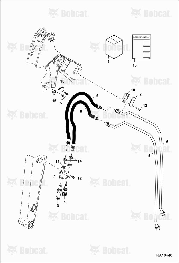 Hydraulic Auxiliary Kit (First)(Arm)