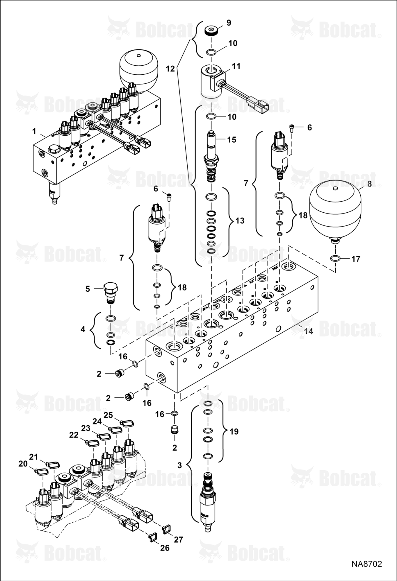 Manifold ASSY (W/Angle Blade)