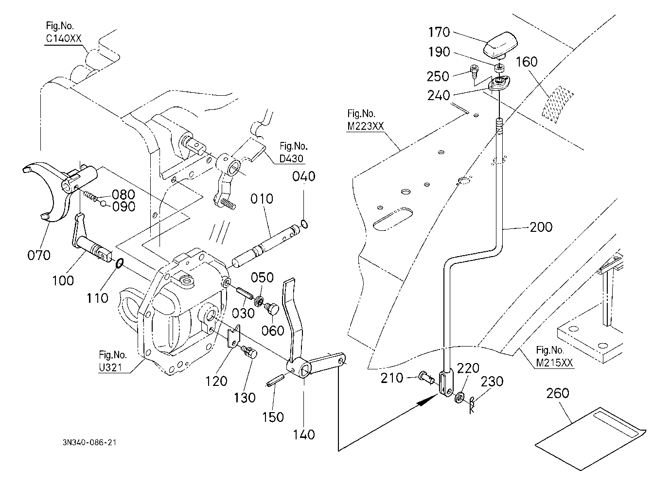 Creep Speed Kit 2 (Shift Fork/Lever) (W/G No.M9293