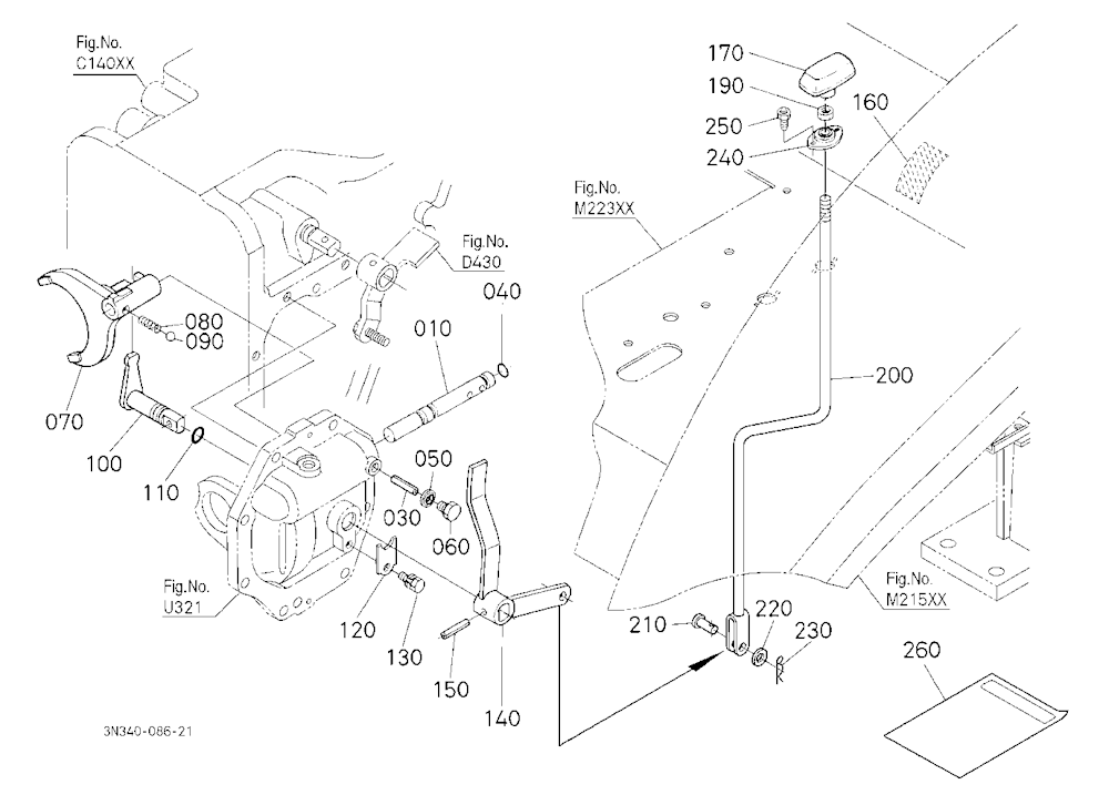 Creep Speed Kit 2 (Shift Fork/Lever) (W/G No.M9293