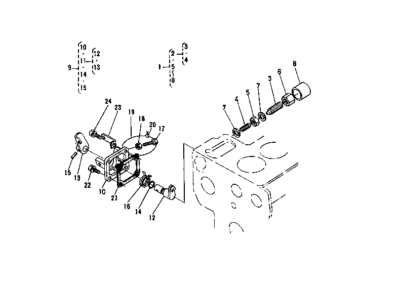 Engine Stop Lever Group
