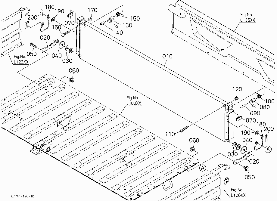 BOX GATE (REAR) [EXCEPT BED LINER]