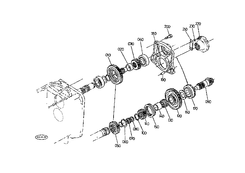 Hi-Lo Shift Gear Shaft [Creep/Mudder]