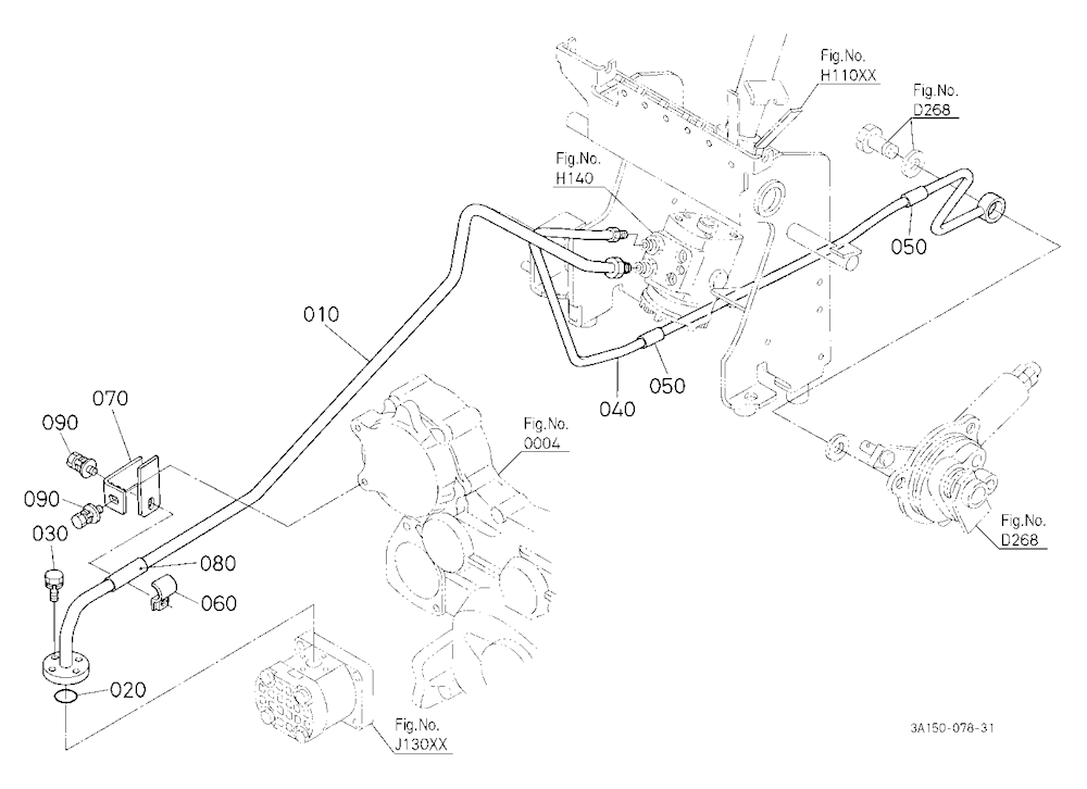 Hydraulic Oil Line (Steering/Pto) [A]