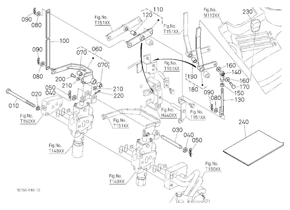Auxiliary Control Valve Lever (2Nd) (W/G No.L8347)