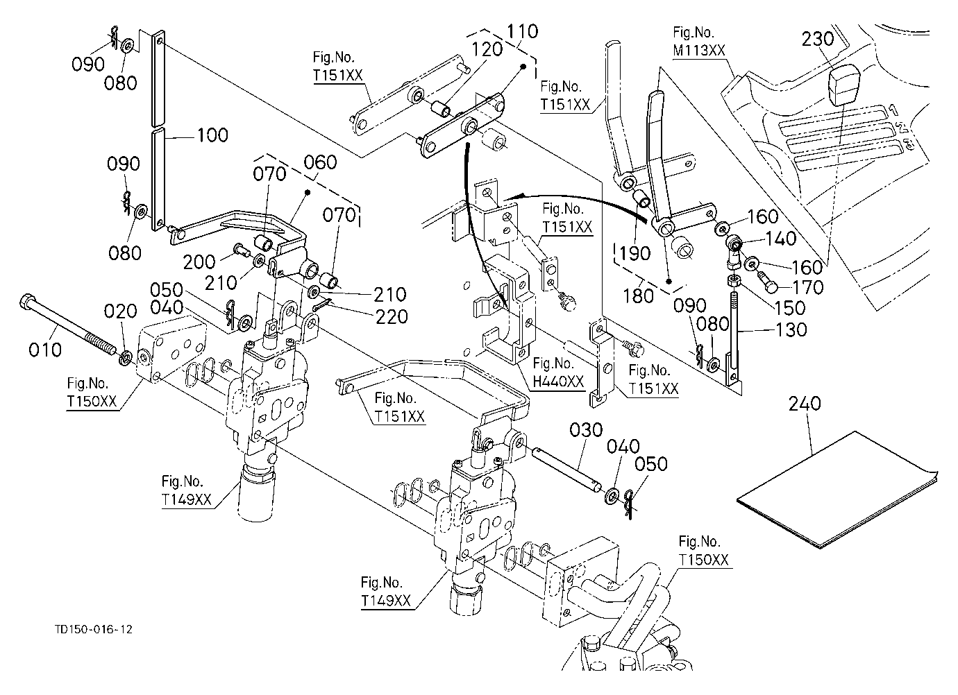 Auxiliary Control Valve Lever (2Nd) (W/G No.L8347)