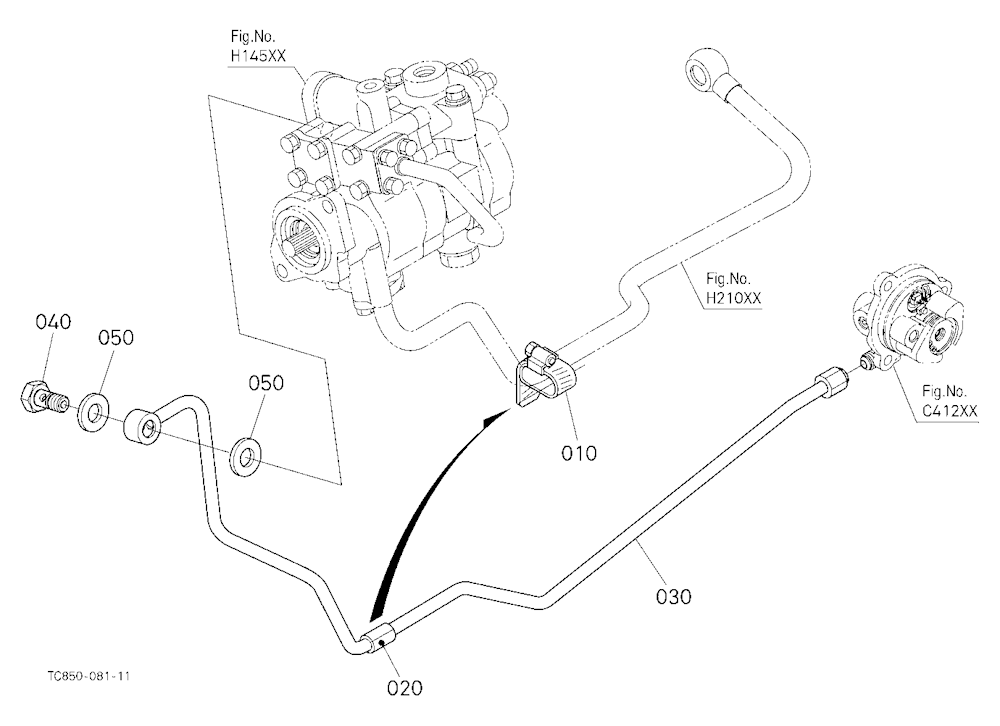 Hydraulic Oil Line (Pto)