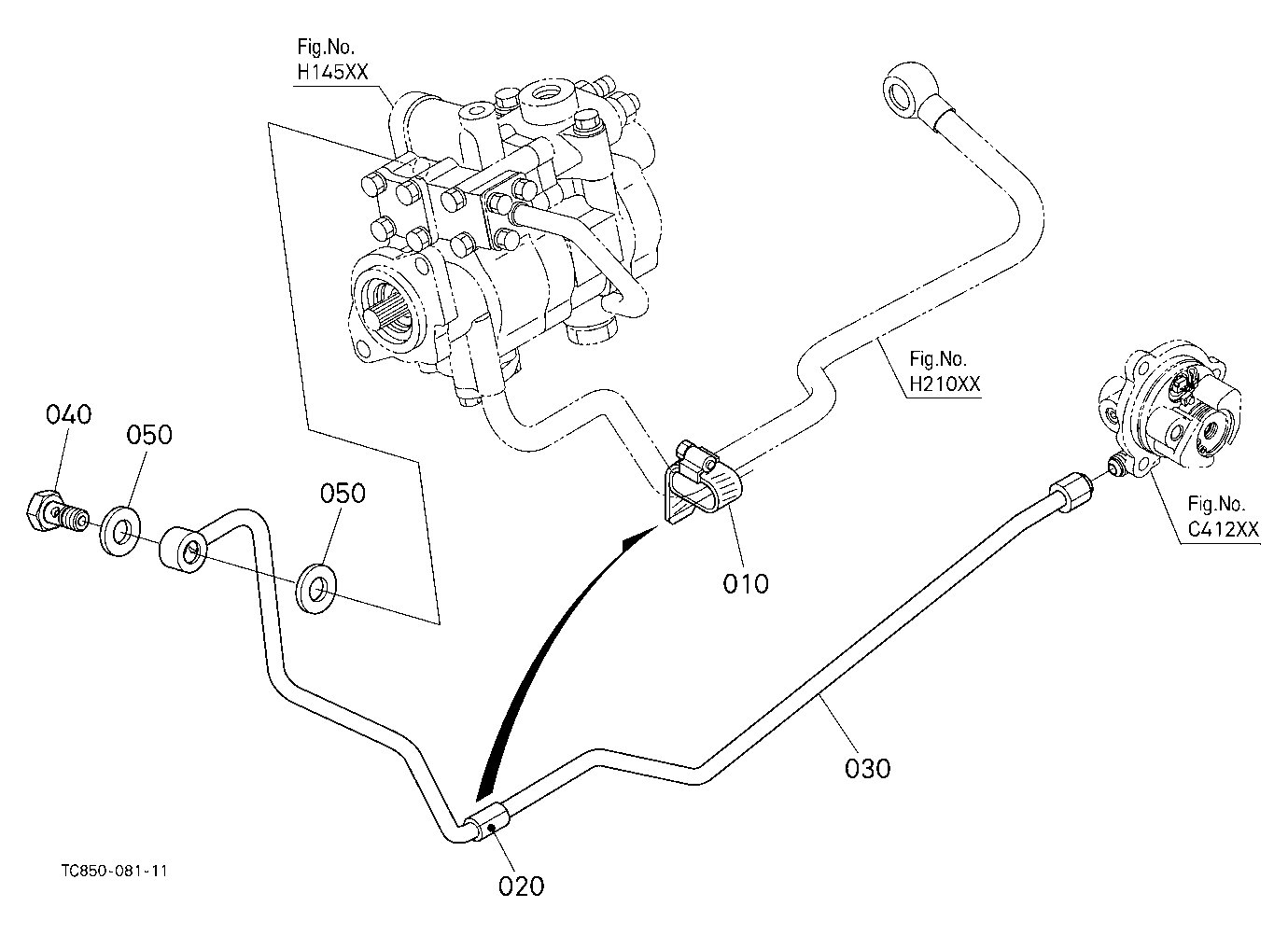 Hydraulic Oil Line (Pto)