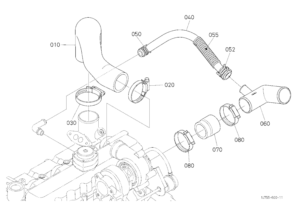 Inlet Pipe (Air Cleaner)