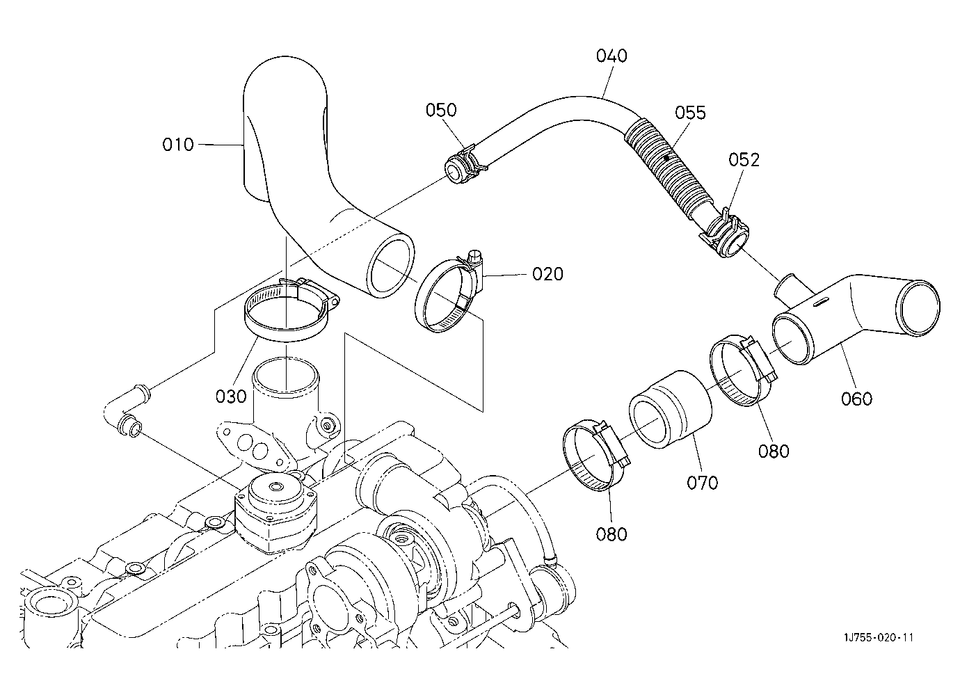 Inlet Pipe (Air Cleaner)
