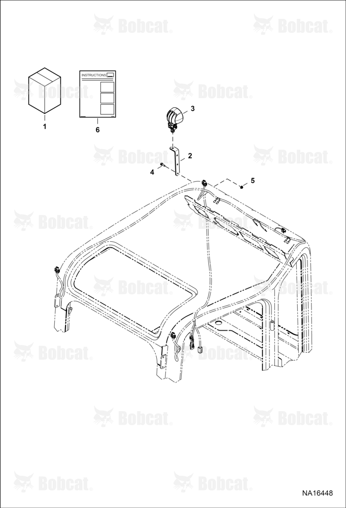 CAB LED Light Kit (Rear) B3NS13031 & Above