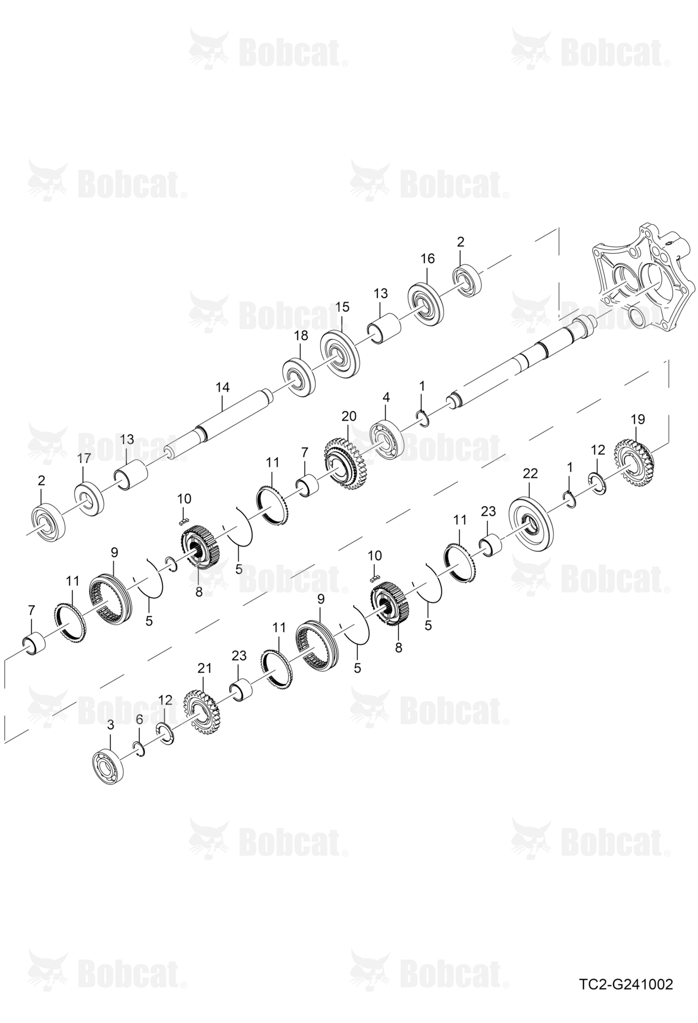 Main Shift Shaft Group
