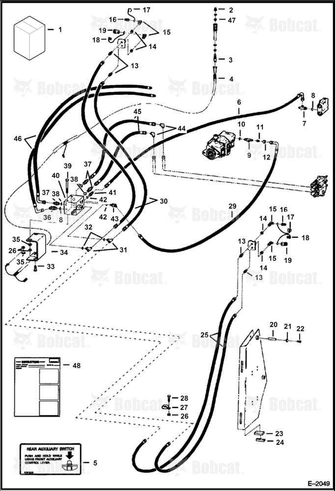 Auxiliary Hydraulics (Rear Stabilizer)
