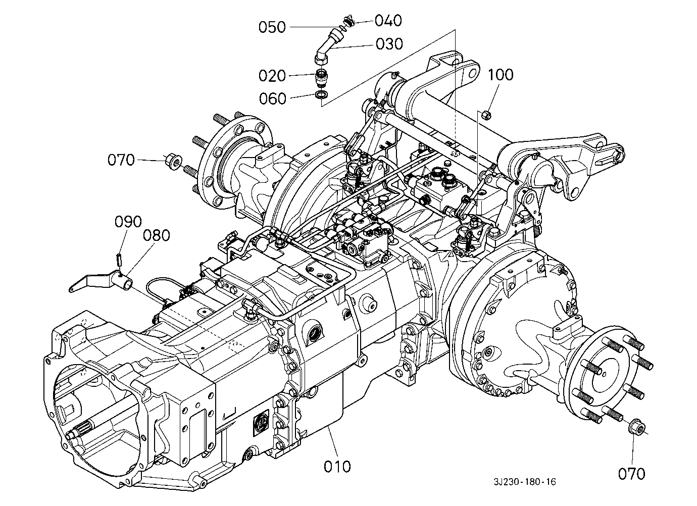 Transaxle (With Creep) [Flange Type Axle]