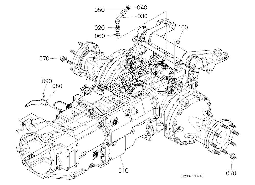 Transaxle (With Creep) [Flange Type Axle]