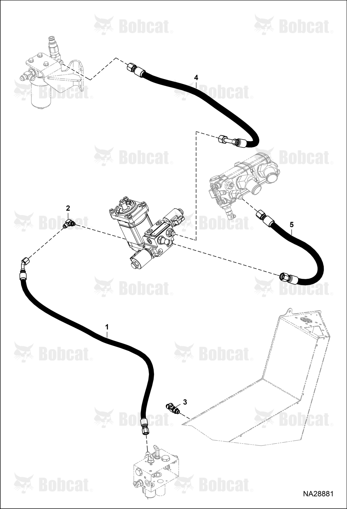 Hydraulic Circuitry (Fan Motor) (INV) (LS)