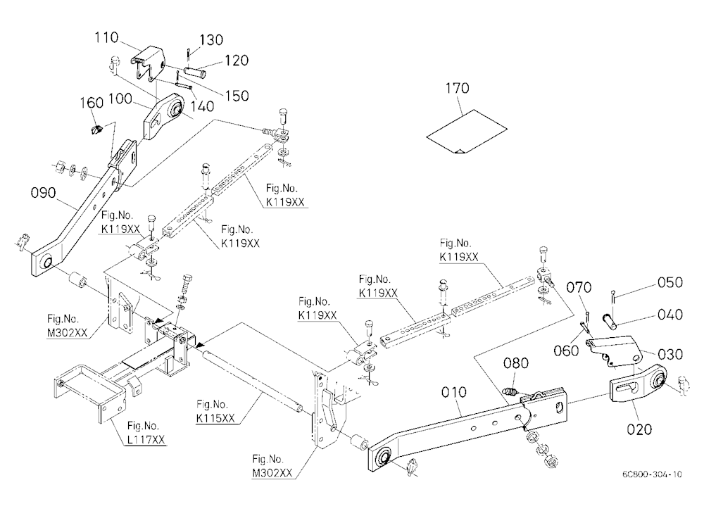 Lower Link Kit (W/G.No.B2677) [Option]