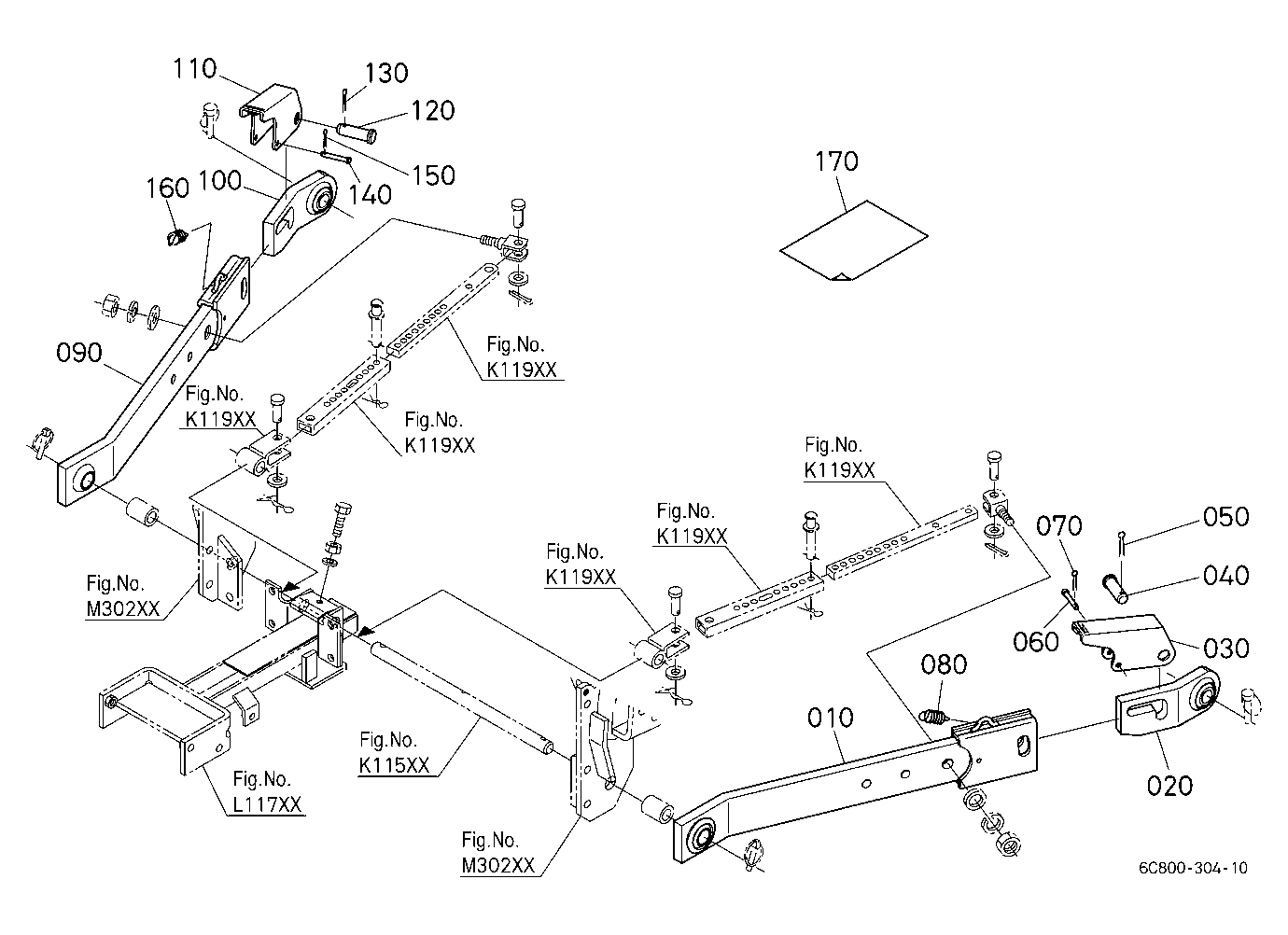 Lower Link Kit (W/G.No.B2677) [Option]