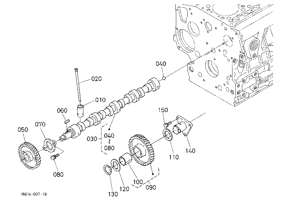 Camshaft And Idle Gear Shaft