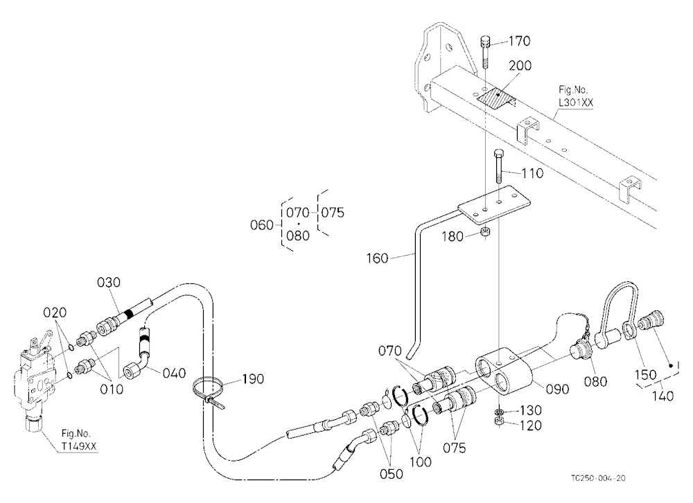 Auxiliary Control Valve Coupler (1St) (W/G No.Mx84