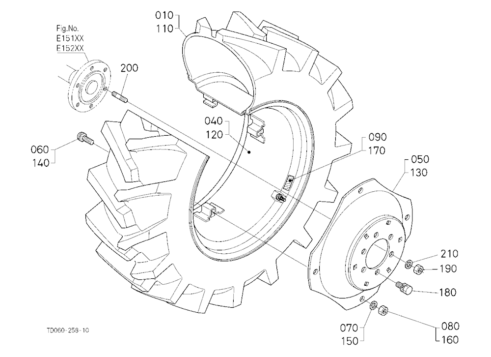 Rear Wheel(14.9-24R1) [Old Type]