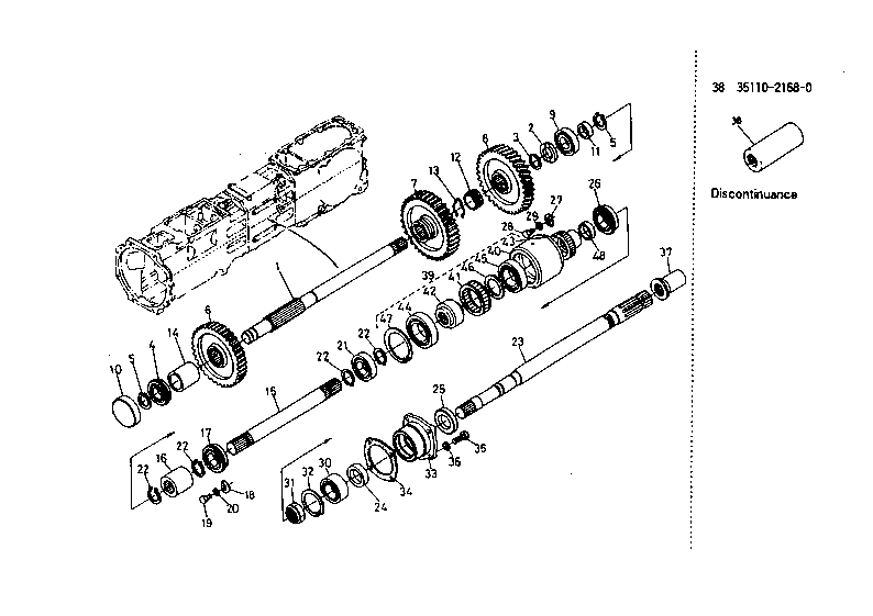 Pto Counter Shaft [Old Type]