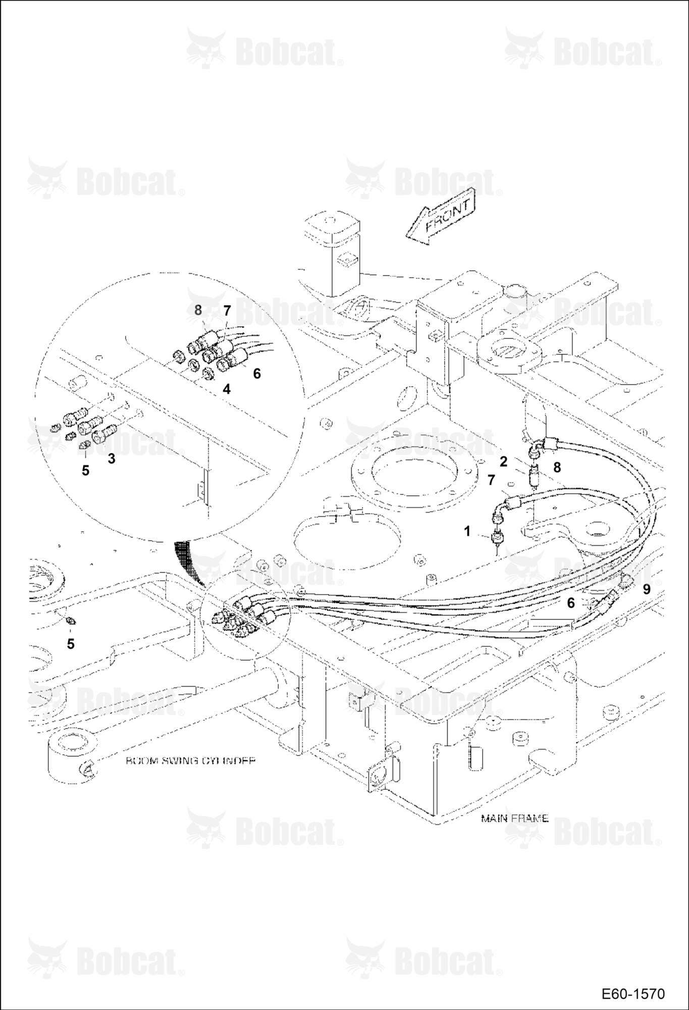 Upperstructure (Lubrication Piping)