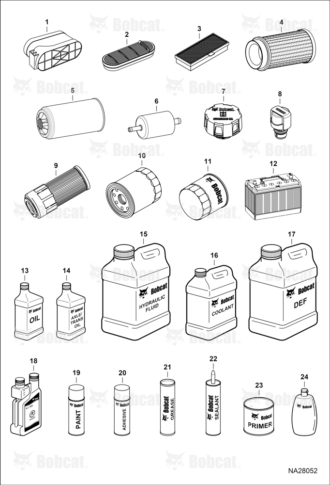 Maintenance Items (Service Parts)
