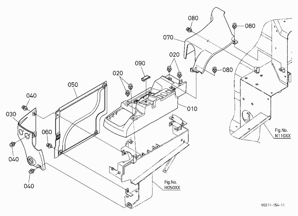 COVER (LH) (MANUAL) [MANUAL HITCH]