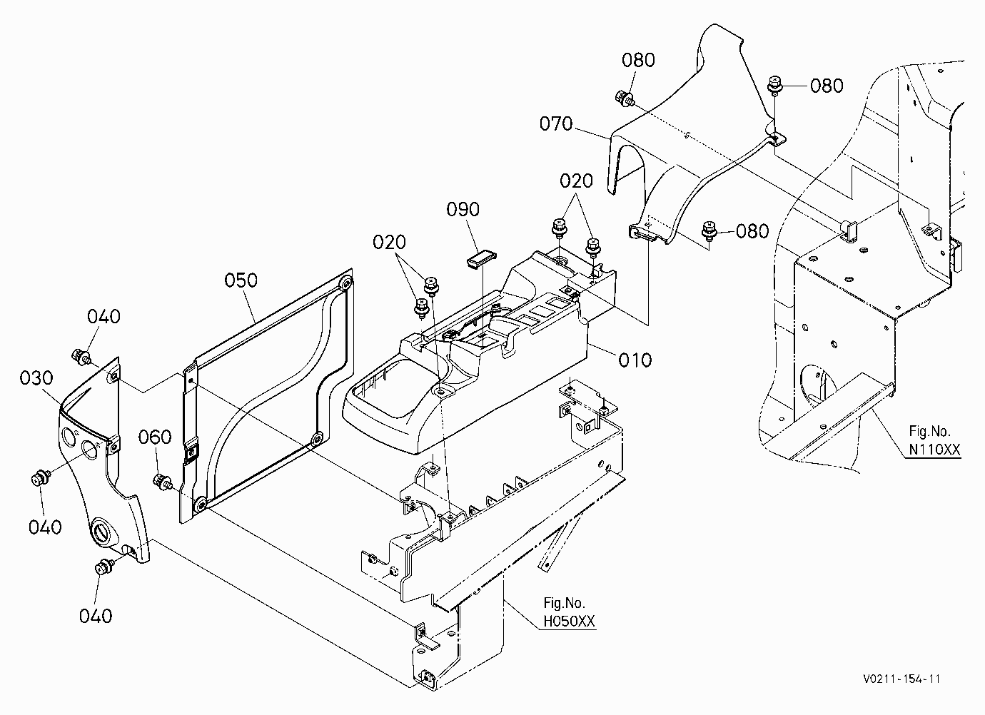 COVER (LH) (MANUAL) [MANUAL HITCH]