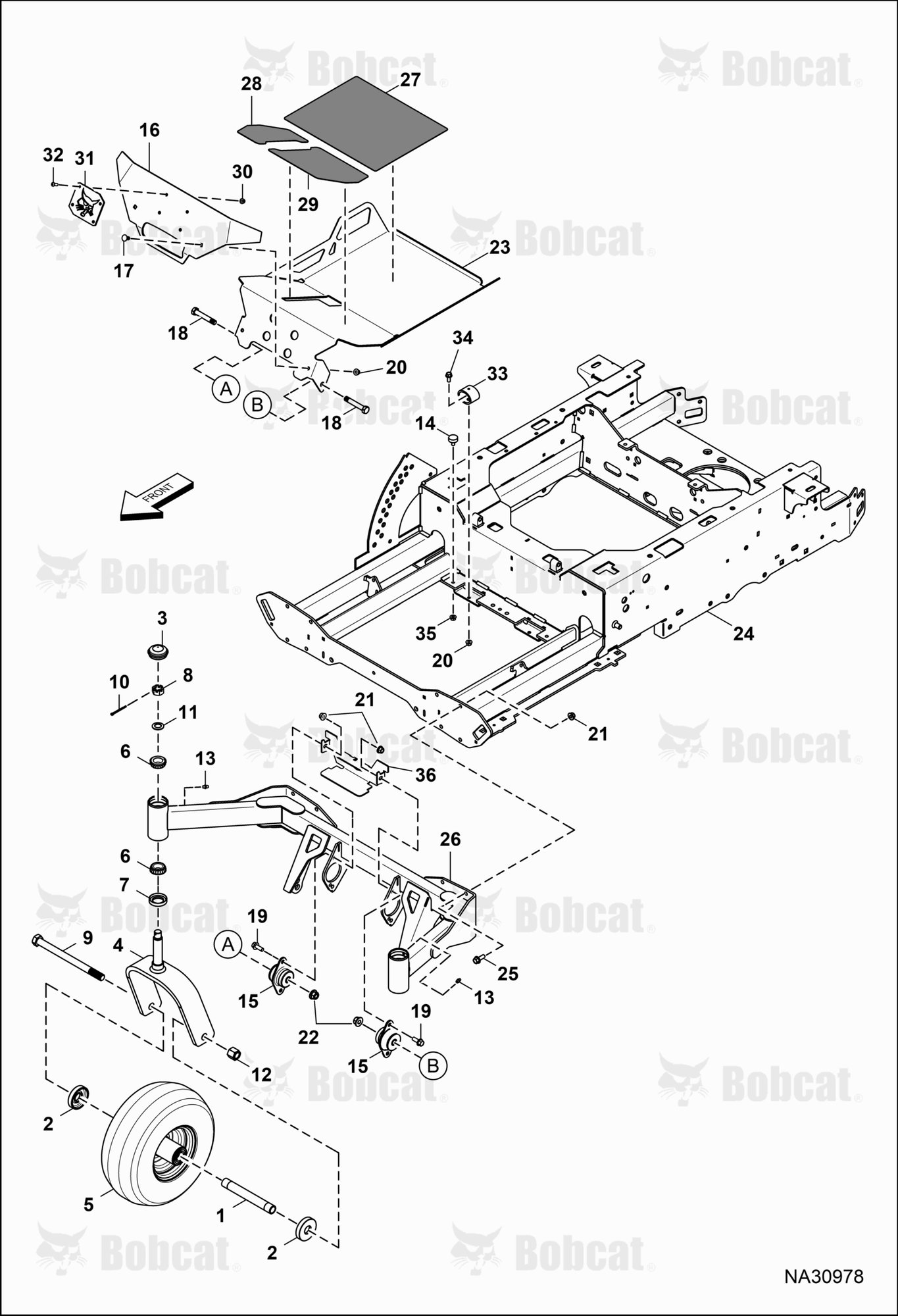 Frame & Caster Assembly