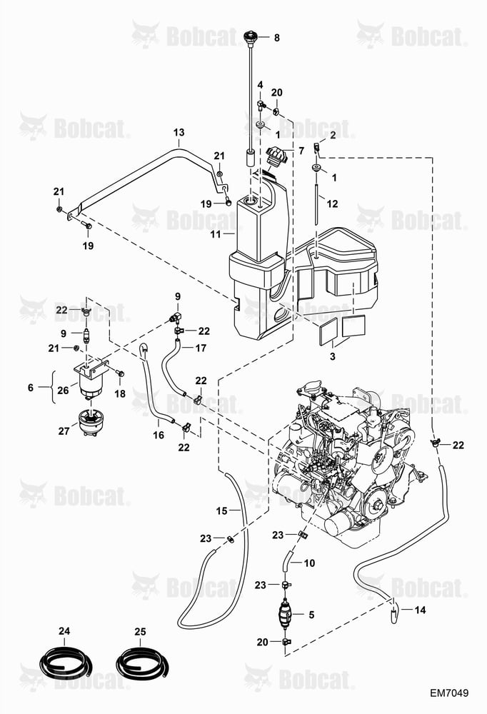 Engine & Attaching Parts (Fuel System)