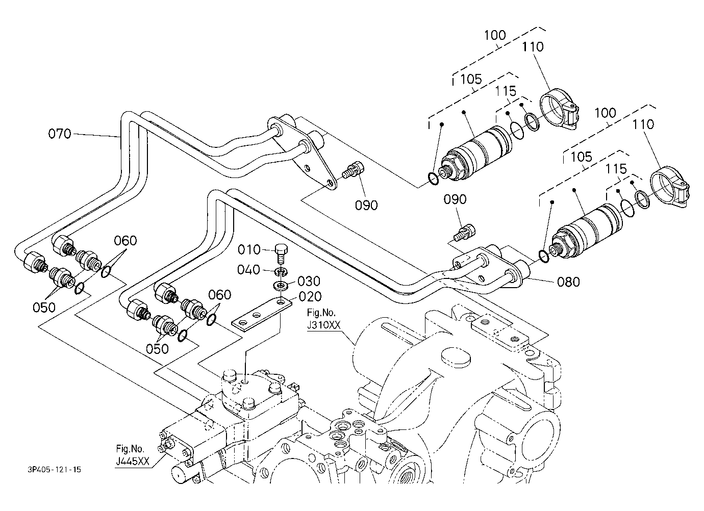 Auxiliary Control Valve Pipe