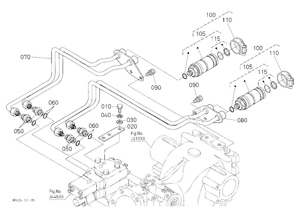 Auxiliary Control Valve Pipe